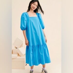 Just Female Park Midi Dress Size Small